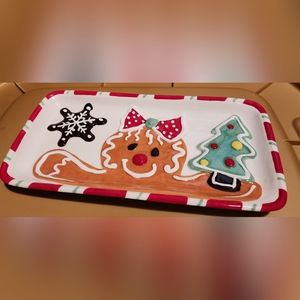 Gingerbread Cookie plate